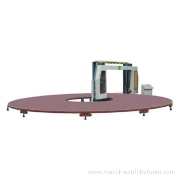 Computerized round table plastic cutting machine